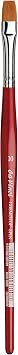 Da Vinci 5880 Series Water Colour Brush, Synthetic Fiber, Red, 22 x 1 x 30 cm