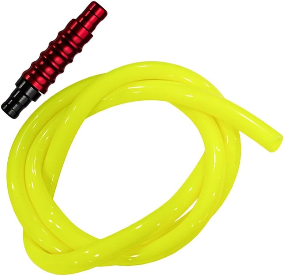 Motorcycle Fuel Tank Cap Vent Nozzle Breather Cap with Reverse Valve, 1-Pack, ABS + Aluminum Alloy, Oil-Resistant Vent Pipe, Quick-Install Direct Fitment for Most Motorcycles(Red)