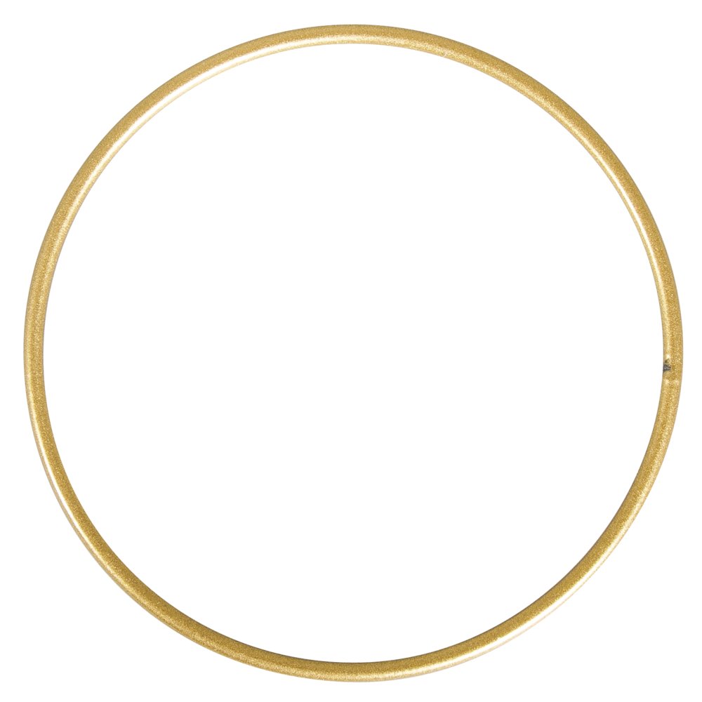Metallringe beschichtet, 25cm ø, gold