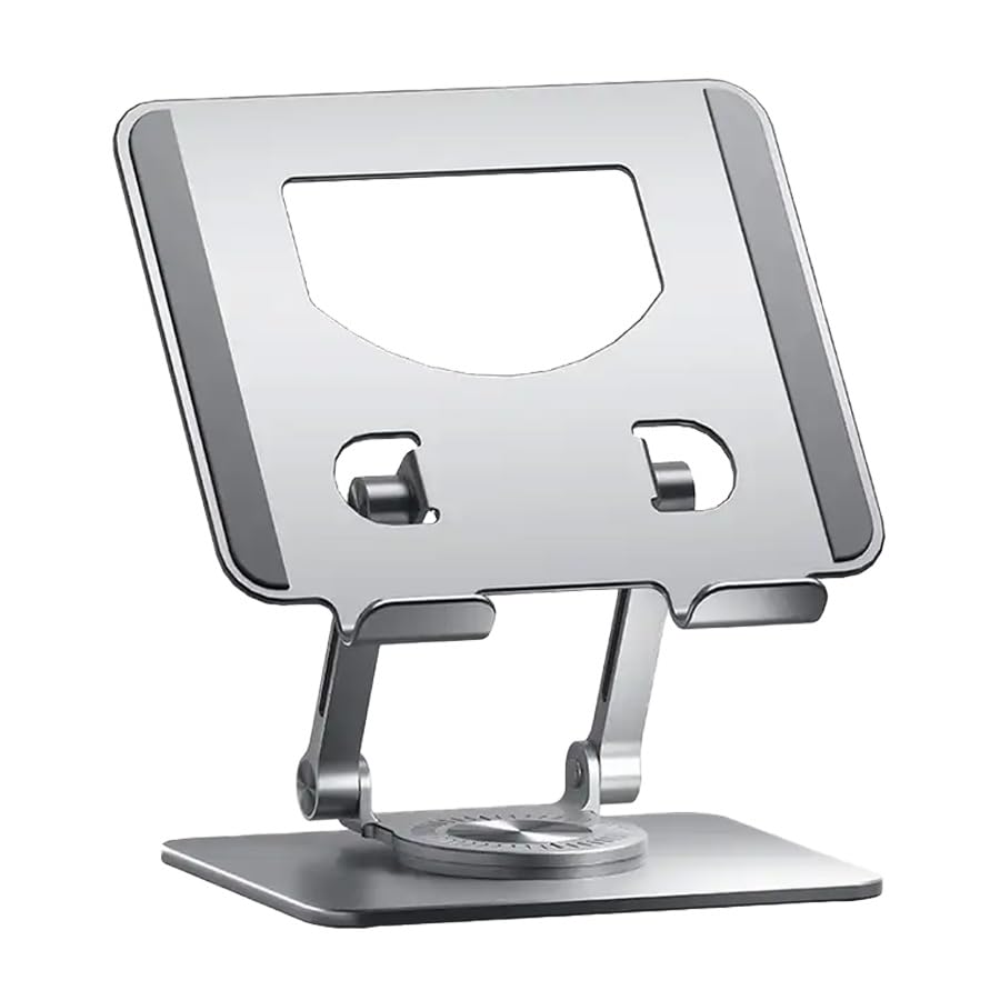 URBAN KINGS Ergonomic Rotation Portable Foldable Adjustable 360 Rotating Aluminum Desktop Holder Tablet & Mobile Stand (B0CD26PM25) Amazon Price History, Amazon Price Tracker