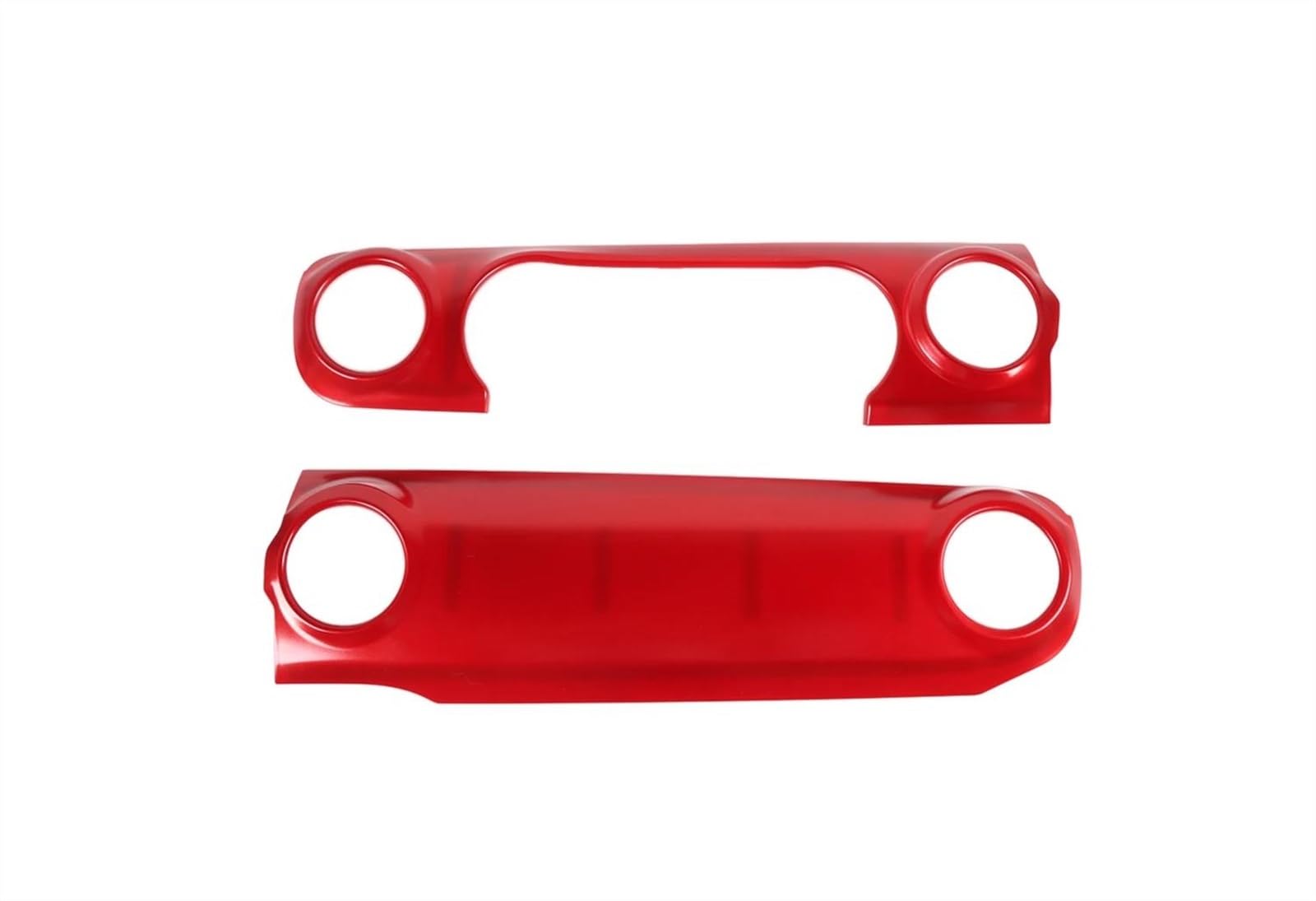 for Jeep for Wrangler JL for Gladiator JT 4XE 2018-2023 Car Center Console Dashboard Panel Decoration Cover Sticker Interior HGMGFYCX(Red)