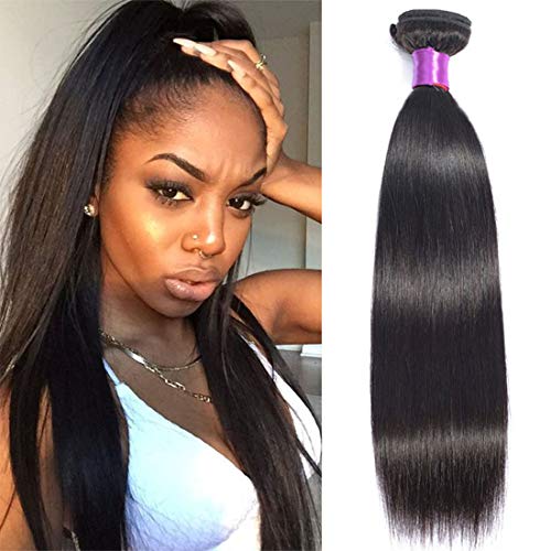 Brazilian 8A Straight Human Hair Bundles 100% Unprocessed Virgin Straight Human Hair Bundles Natural Black Color So Soft No Smell (26