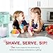 Dash Deluxe Shaved Ice & Slushy Maker - Easy-to-Use Slushy & Snow Cone Maker - Includes Serving Pitcher & Recipe Guide for Homemade Treats - Cream
