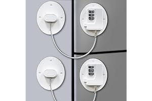 AOSITE 2 Pack Refrigerator Child Safety Locks