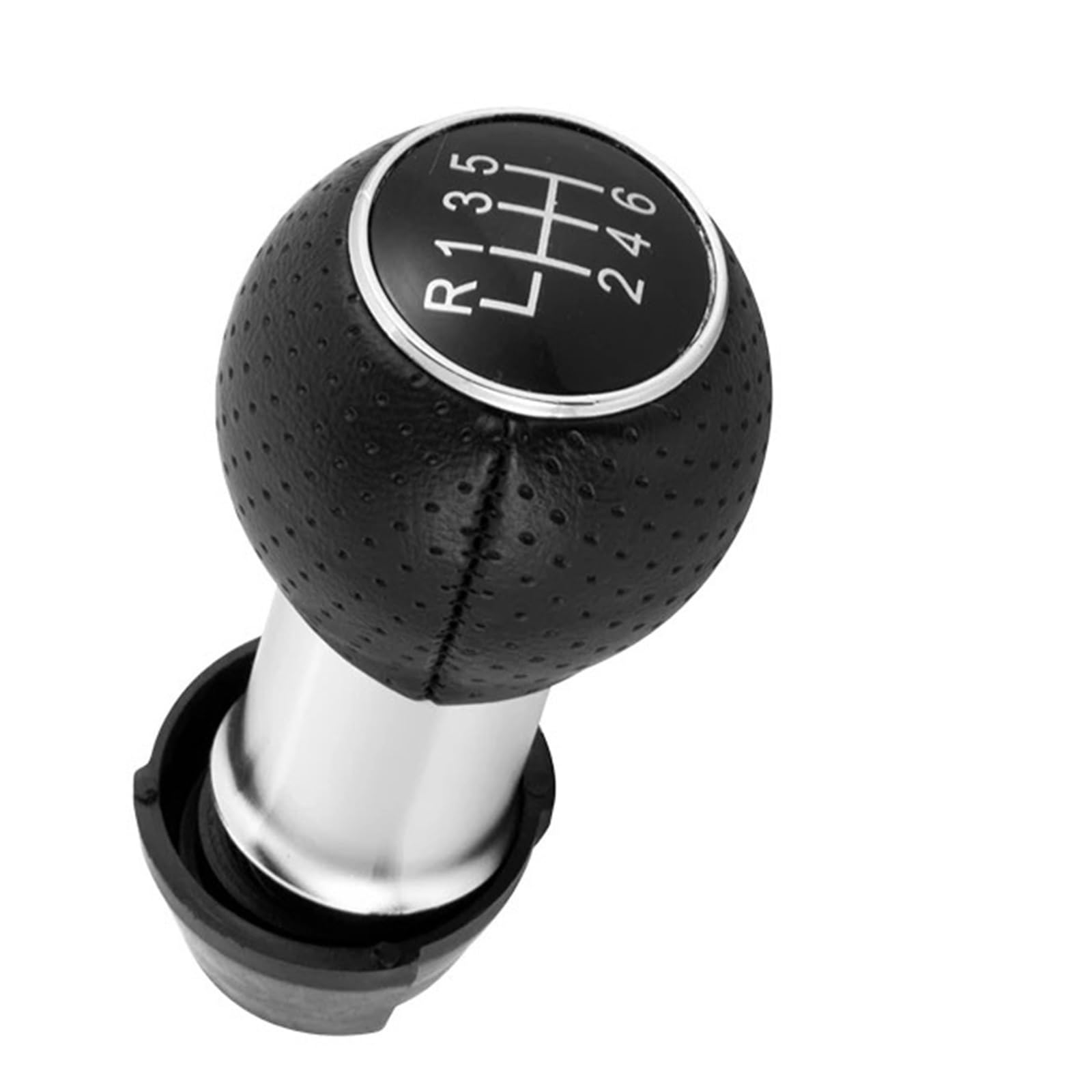 Jxewmtmc Black R135246 For Vw For Passat For Golf 5/6 Speed Car Gear Shift Knob 12Mm Gear Stick Shift Cover(Black R135246)