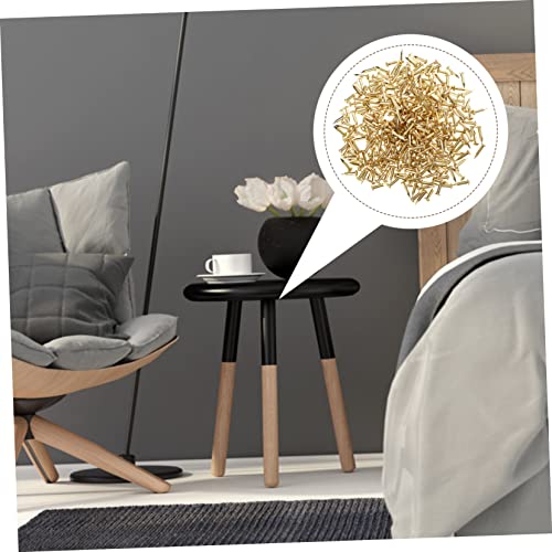 Head Copper Furniture Nail Fastener 285Pcs Golden Finish miniatura 3