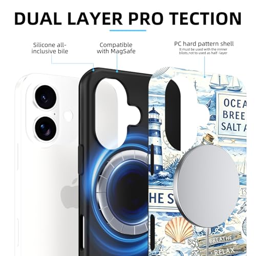 Coque de téléphone pour iPhone 16 6,1" rigide avec collage fleur rétro - 2