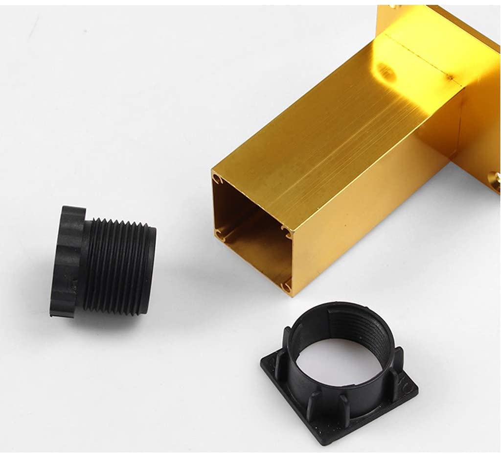 nóżka， Nogi meblowe 4 szt. stop aluminium złoto 6-30 cm(Gold a,18cm)