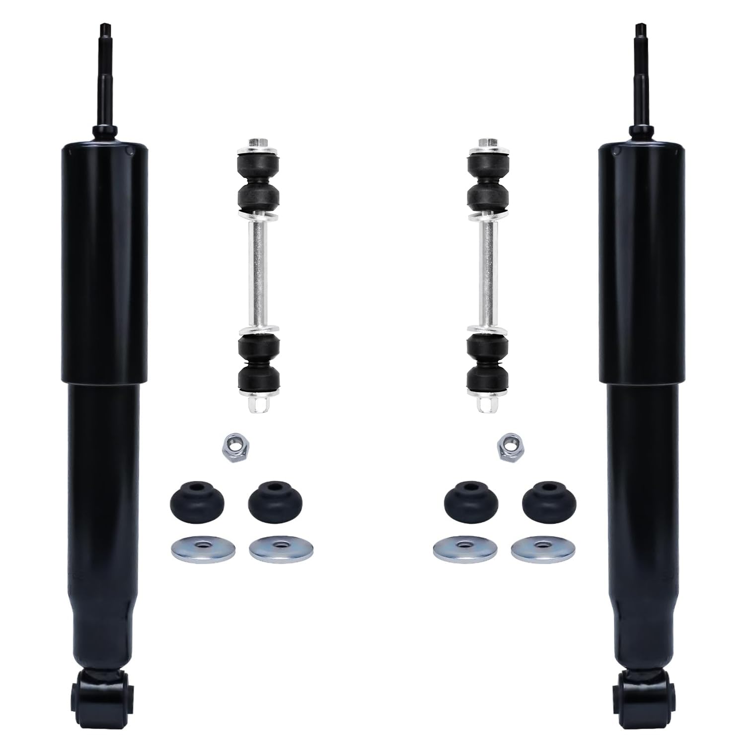 Detroit Axle - 4WD Front 4pc Shock Absorbers Kit for 97-02 Ford Expedition