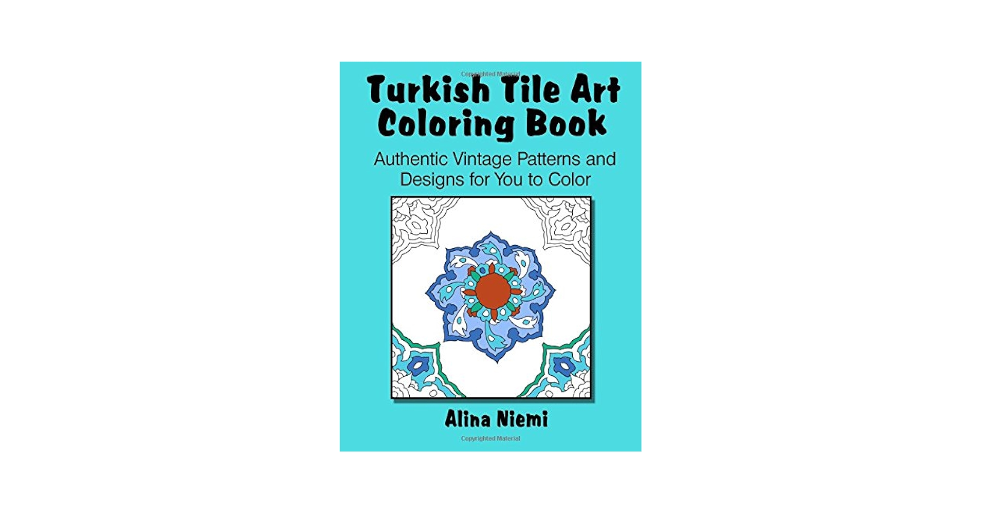 Amazon.com: Turkish Tile Art Coloring Book: Authentic