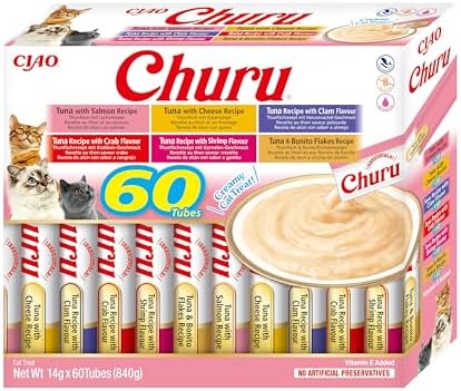 INABA Churu - Gepureerde kattensnacks x tonijnsoorten - Heerlijke