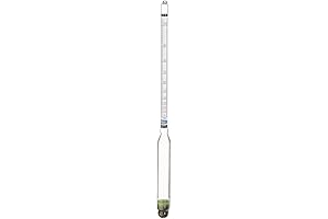 FastRack Name Hydrometer Alcohol 0-200 Proof Tralle Hydrometer, Alcohol Tester for Liquor...