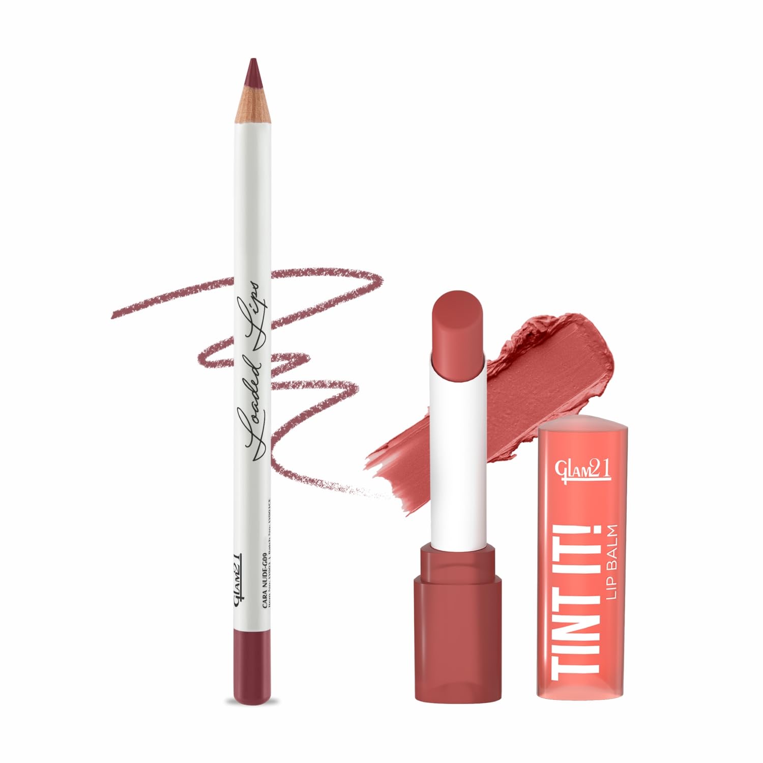 Glam21 Tinted Lip Balm SPF15 & Matte Lip Liner | Hydrating, Creamy, Long Lasting | Smooth, Soft Lips & Defined Contour Combo (MAKEUPCOMBO-263)-image-16