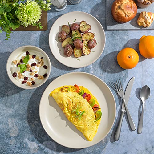 image for Gibson Home Rockaway Round Stoneware Dinnerware Set, Service for 4 (12