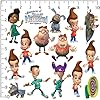 Jimmy Neutron Variety 50ct Vinyl Large Deluxe Stickers Variety Pack - Laptop, Water Bottle, Scrapbooking, Tablet, Skateboard, Indoor/Outdoor #2