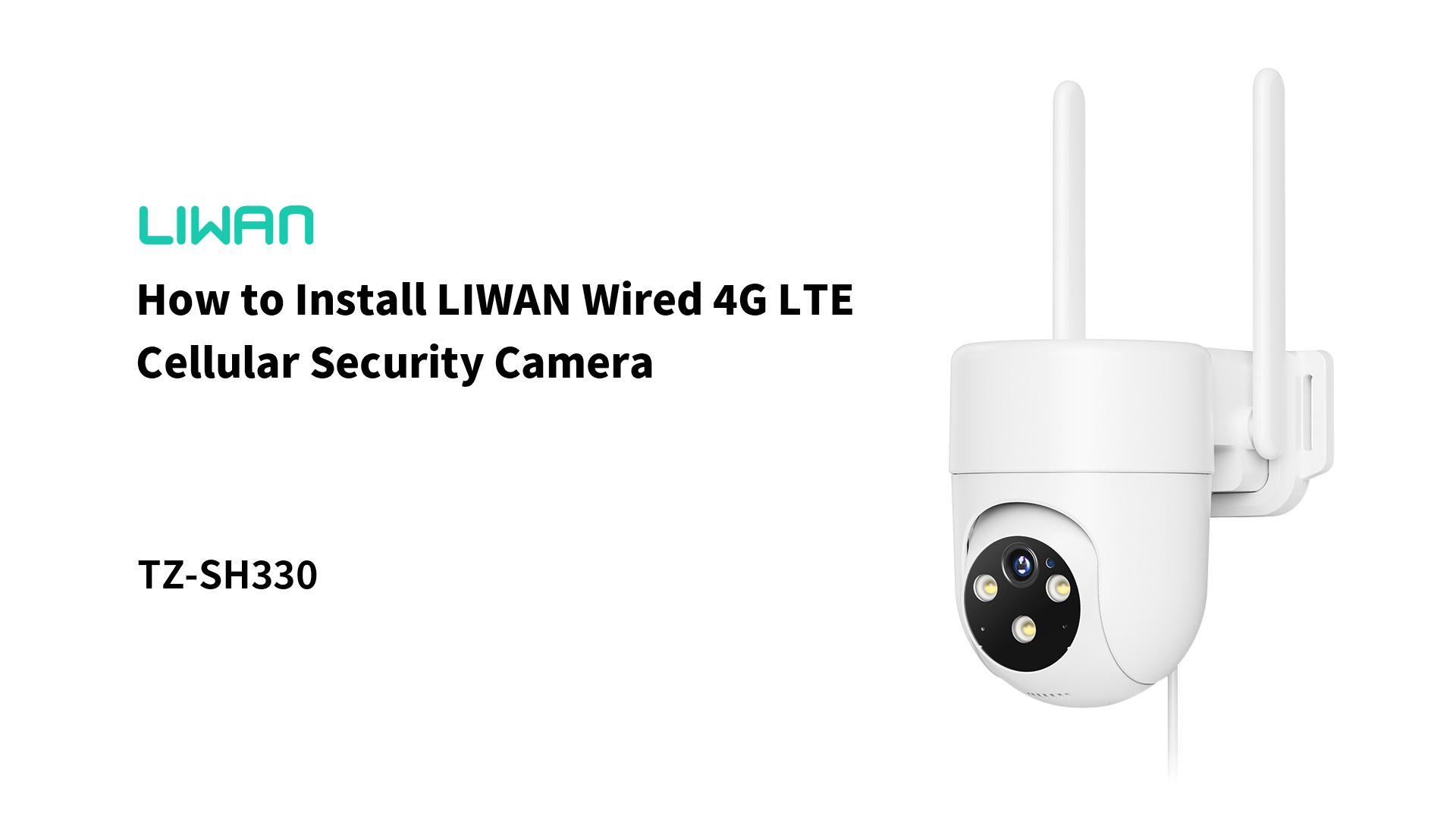 Watch LIWAN 4G LTE Cellular Security Camera Wired Outdoor on Amazon Live