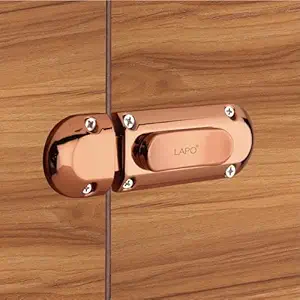 LAPO YOT Door Stopper for Home/Latch Lock for Bathroom/Door chitkani/Door Security Baby Lock Latch for Home, Hotel, Office Doors - Pack of 1 (PVD-Rose Gold)