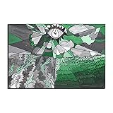 Five-Seller Significado De La Bombilla Guernica por Pablo Picasso Pinturas Al óleo sobre Lienzo Reproducción De Arte Impreso En Lienzo Arte De La Pared Arte para Decoraciones (Sin Marco,60_x_90_cm)