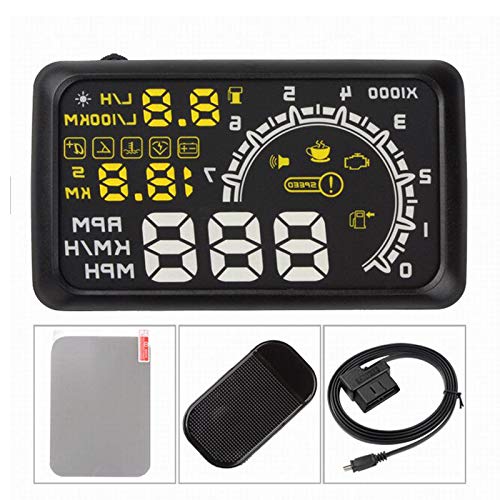 Pantalla HUD para parabrisas 5.5 pulgadas OBD2 miniatura 3
