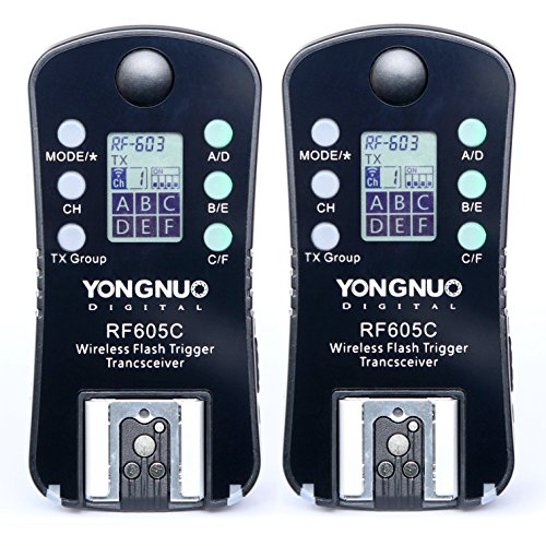 YONGNUO Wireless Flash Trigger & Shutter Release RF-605C RF605C for Canon DSLR 1D/7D/5D,10D/20D/30D/40D/50D