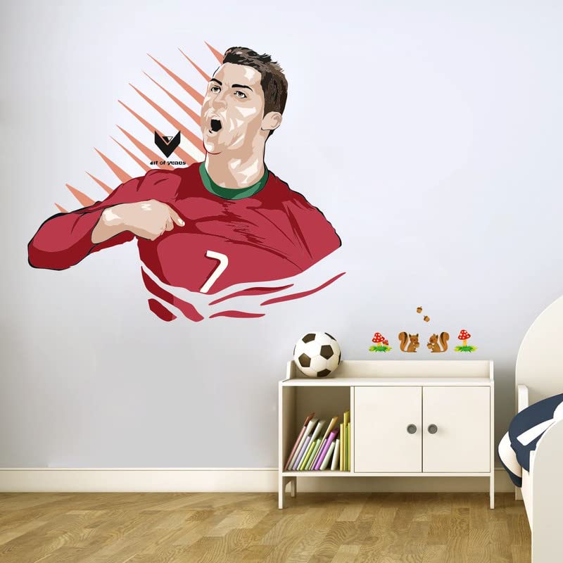Decor Hubb Cristiano Ronaldo Wall Sticker for Home Decor 50 X 60 CM (B0BDKT8XD8) Amazon Price History, Amazon Price Tracker