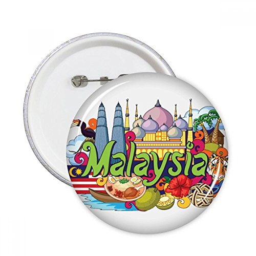 Broches rondes graffiti XXL pour personnaliser vos vêtements