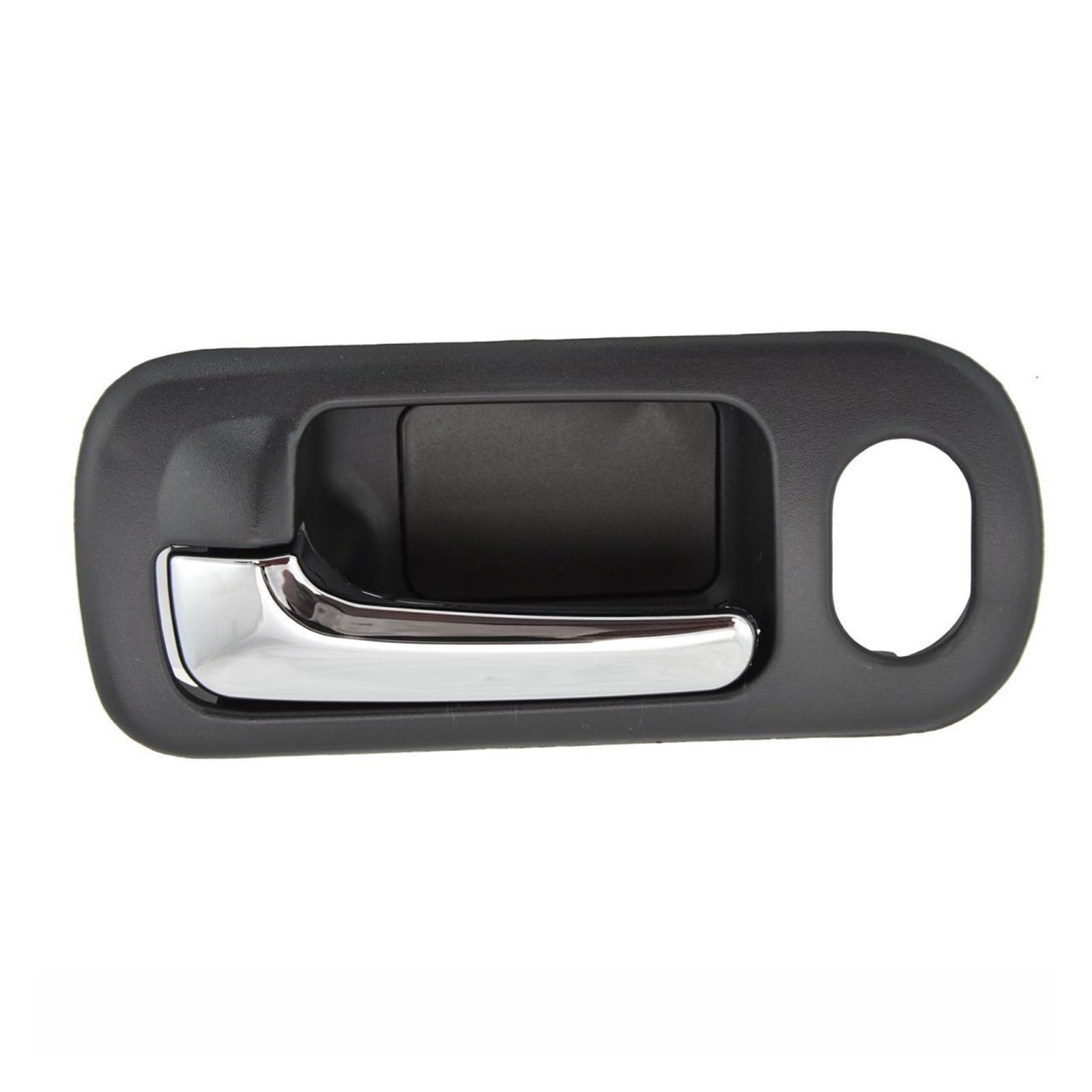 Lsdsaaza Front Left Interior Inner Handle Left Right Car Interior Inside Door Handle Black Chrome Accessories For Civic For Sedan 2001-2005(Front Left)