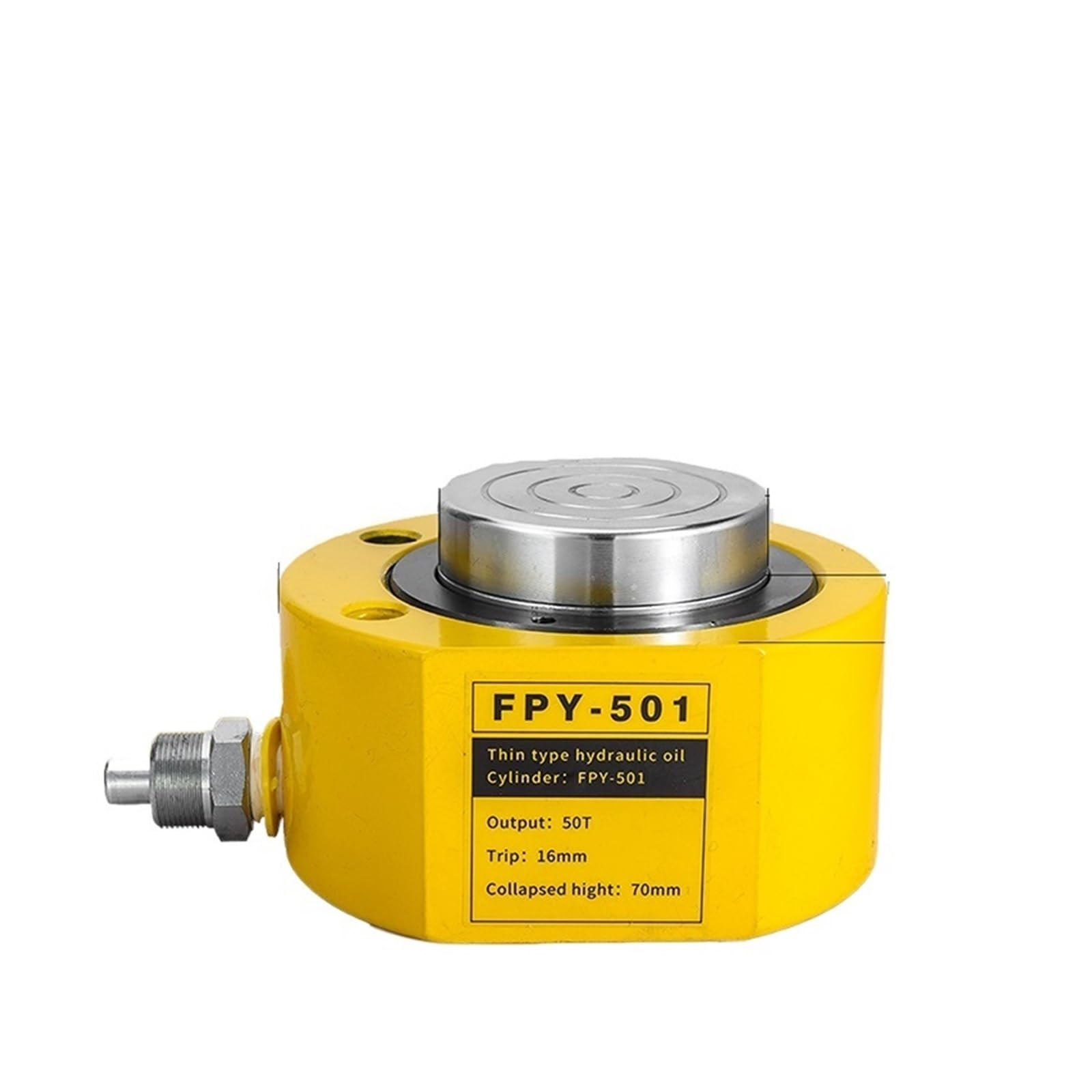 OLSKFUH Hydraulic Jack, 5T/10T/20T/30T/50T Ultra-Thin Portable Hydraulic Lifting Jack Split Hydraulic Booster Hydrocylinder,50T