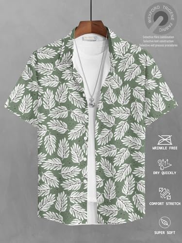 Image of BULLMER Trendy Regular Fit Printed Causal Shirt for Men - Pack of 1