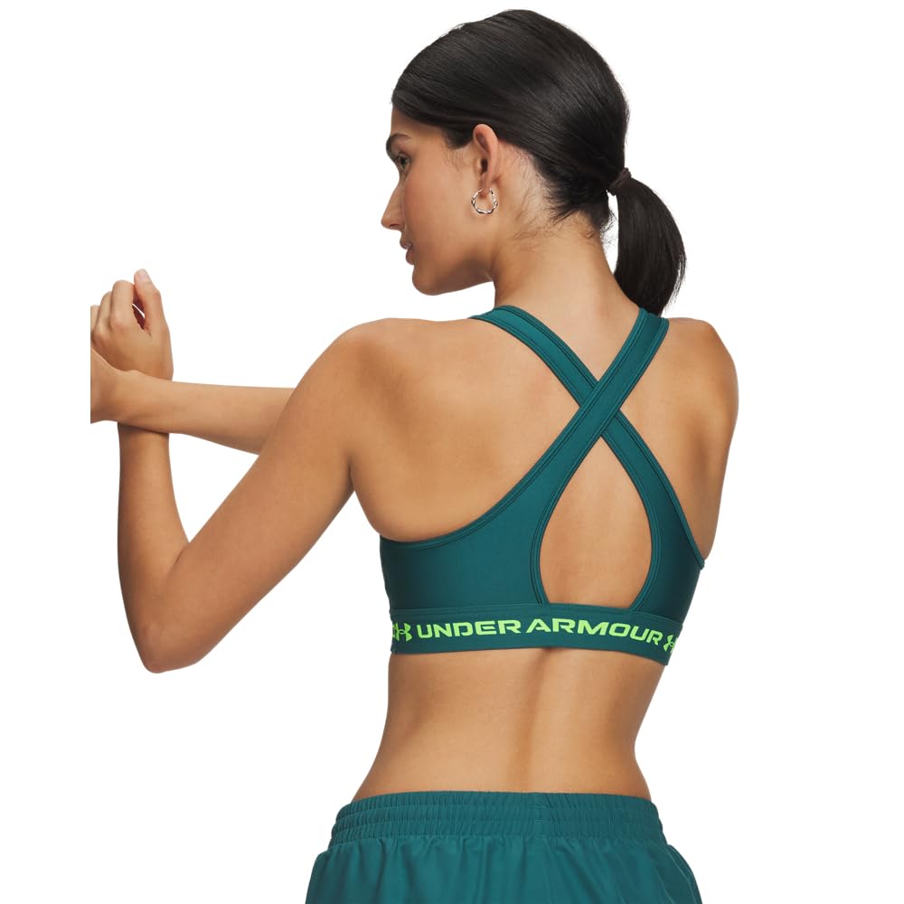 Under Armour Armour Mid Crossback Sport-BH, Damen Donna