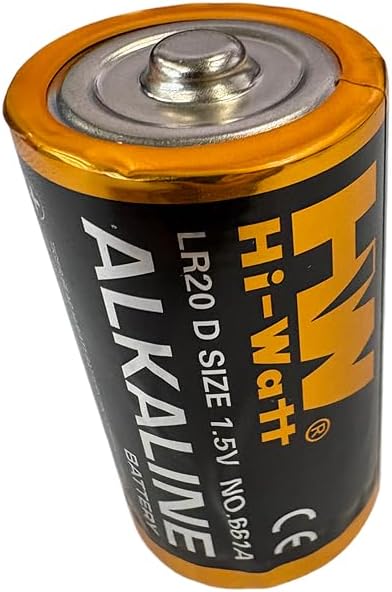 HW D Alkaline Batteries 4 Pack