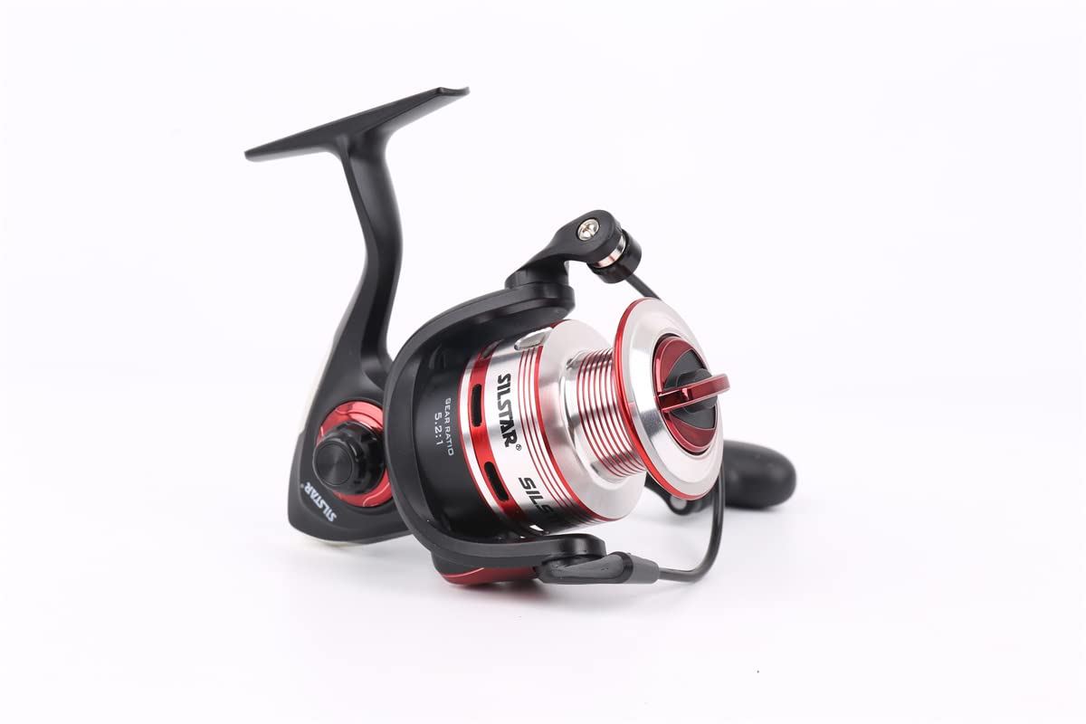 Fishing Reel TYPHOON II Size 5000 Front Drag 3 Ball Bearings Fixed Aluminium Spool Plus Spare Graphite Infinite Anti Reverse - Aluminium Handle Gear Ratio 1:5.2 For Coarse Freshwater Use