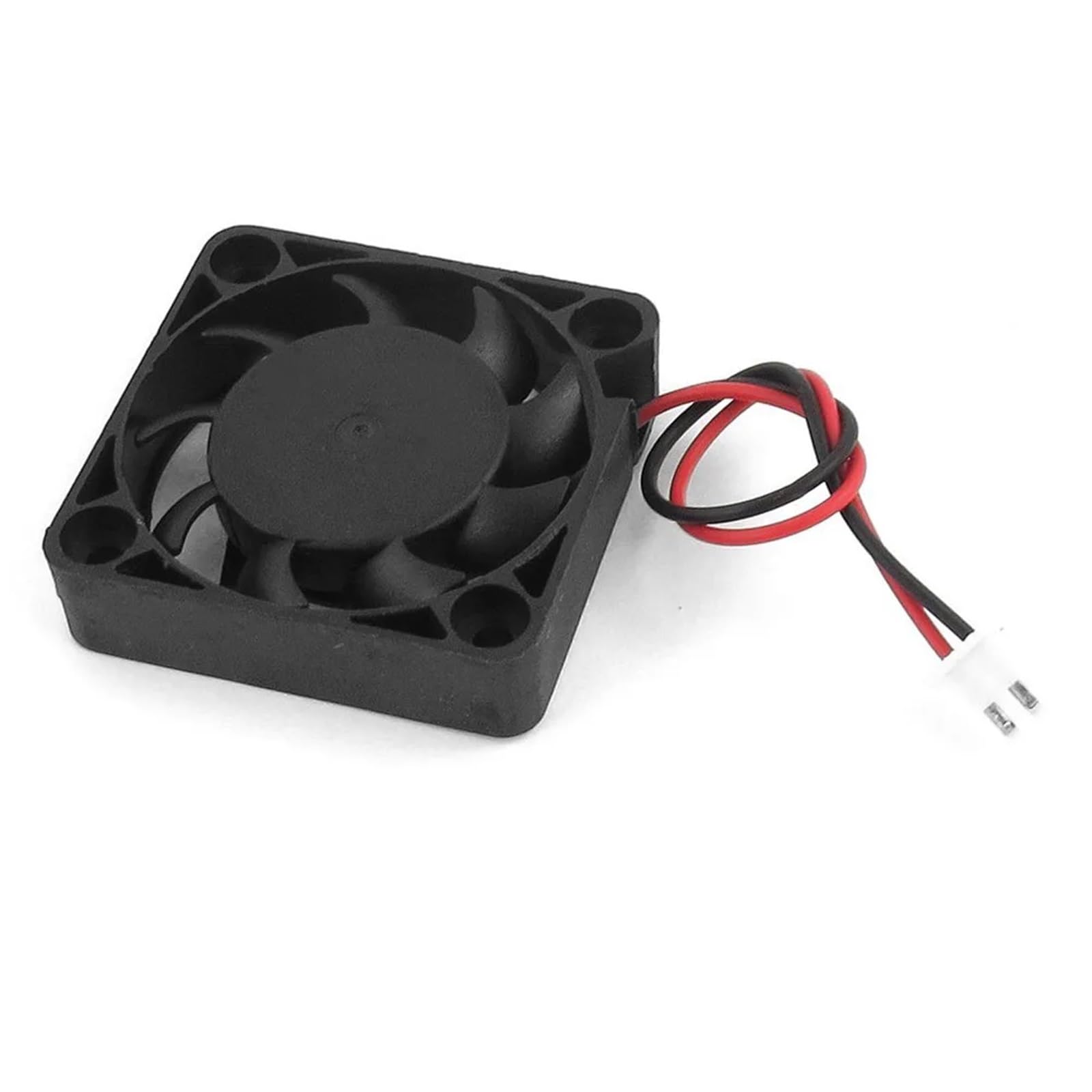 2 STK. 12 V 4-poliger 40 mm leiser bürstenloser Computerkühler for PC-CPU-Kühlergehäuse, bürstenloser schwarzer Kühler, leiser Rechenlüfter, 40 x 40 x 10 mm