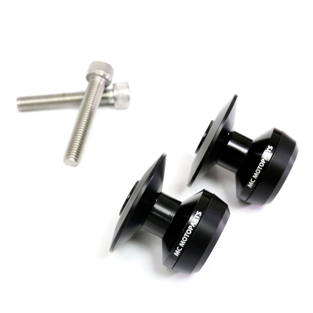 Twall 8MM CNC Swingarm Spools Compatible with GSXR 1000 2000-2018 09 10 11 12 13 14 15 16 17 Black product thumbnail 3