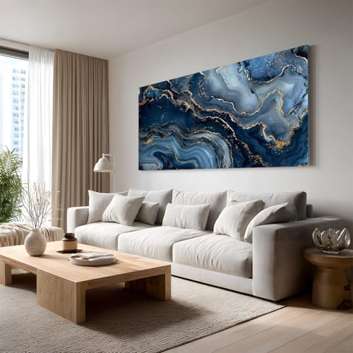 Impression sur toile grand format abstrait moderne pour décoration murale chambre adulte