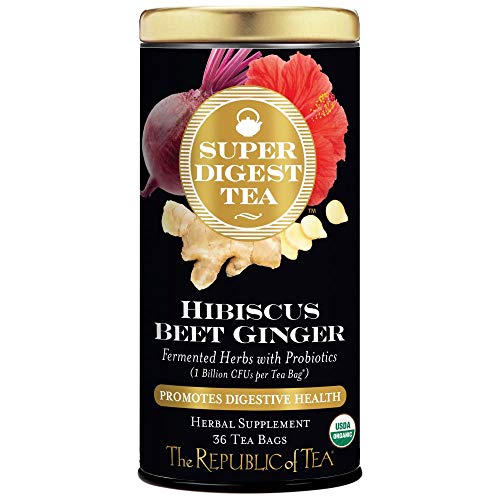 Image of The Republic of Tea Organic Hibiscus Beet Ginger Herbal Tea, 36 Count