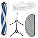 (10 Pack) N20 Plus Replacement Parts Compatible With ECOVACS DEEBOT N20 plus/ N20 Pro Plus Robot Vacuum Cleaner, Accessories Kit, 1 Roller Brush, 4 Side Brushes, 3 HEPA Filters, 2 Mop Pads