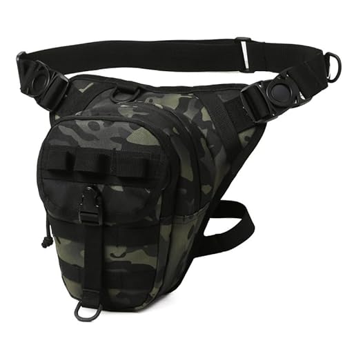 Thujopsis 釣り用ウエストバッグ グリーンカモ