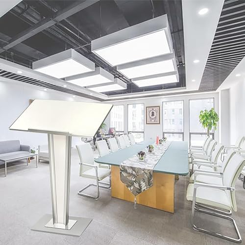 Podio de metal con mesa inclinable y soporte de pie ajustable modelo A 5