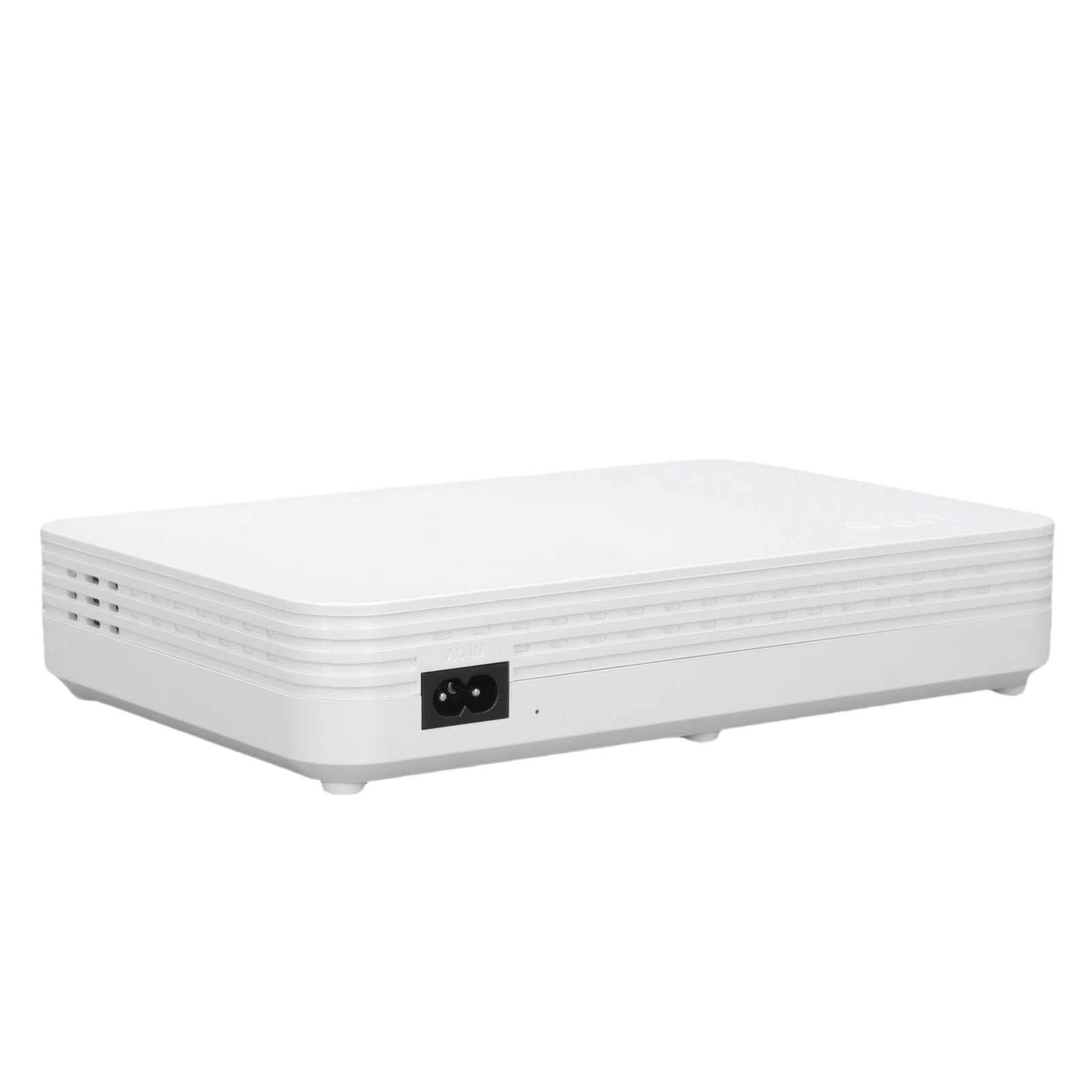 Luocute Mini UPS, Zasilanie Zapasowe 8000 MAh z Angielskim Wierszem Głosowym dla Modemu Routera, Kopia Zapasowa do 5 Godzin z DC 5V 9V 12V Poe 15V 24V USB 5V 2A (wtyczka UE)