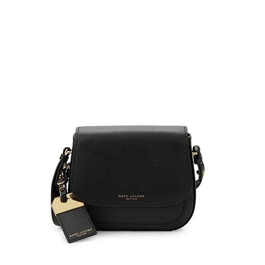 Marc Jacobs Rider Leather Crossbody Bag (Black)