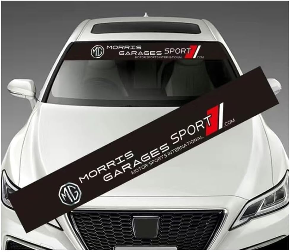 Car Windshield Sticker for MG HS MG3 MG5 MG6 MG7 ZS GS, Windshield Banner Decal Windscreen Sun Strip Window Decal Car Styling Decoration