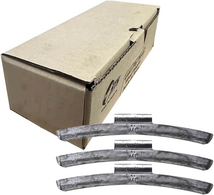 Generic Uncoated MC Wheel Weights Lead Clip on Wheel Weights (1.00 oz - 50 Pack), Gray