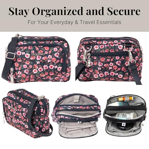Image of Baggallini Triple Zip with Front Wallet /Trifecta RFID Wallet Crossbody