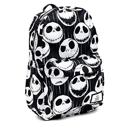 Wondapop Disney Nightmare Before Christmas Jack Skellington 17" Full Size Nylon Backpack2