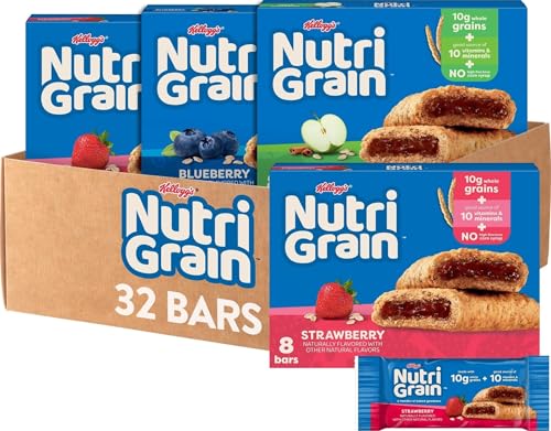 Nutri-Grain Breakfast Bars, Made with 10g...