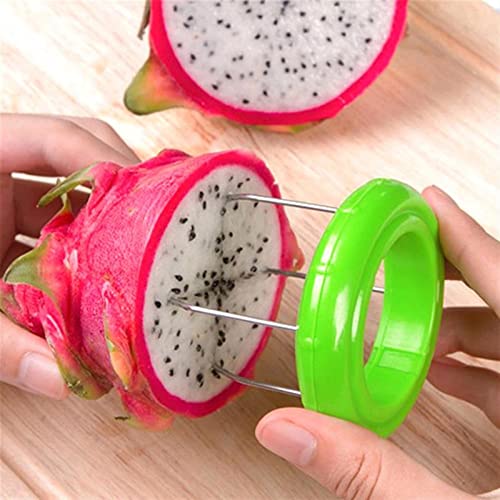 Cortador y pelador de kiwi con mango plástico y cuchilla de acero inoxidable miniatura 3