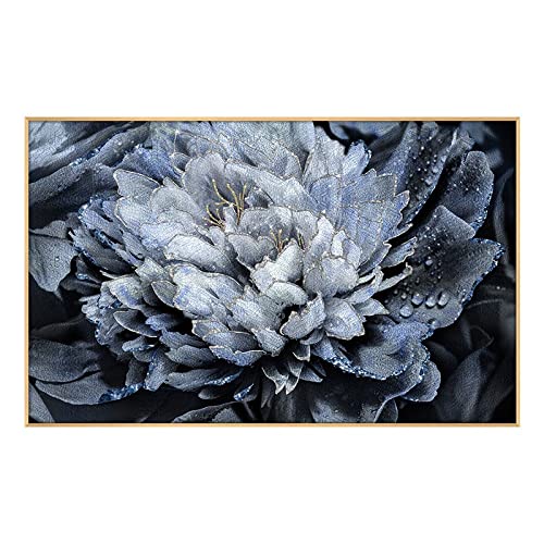 Kit diamant peinture fleurs anti stress toile grand format mosaïque