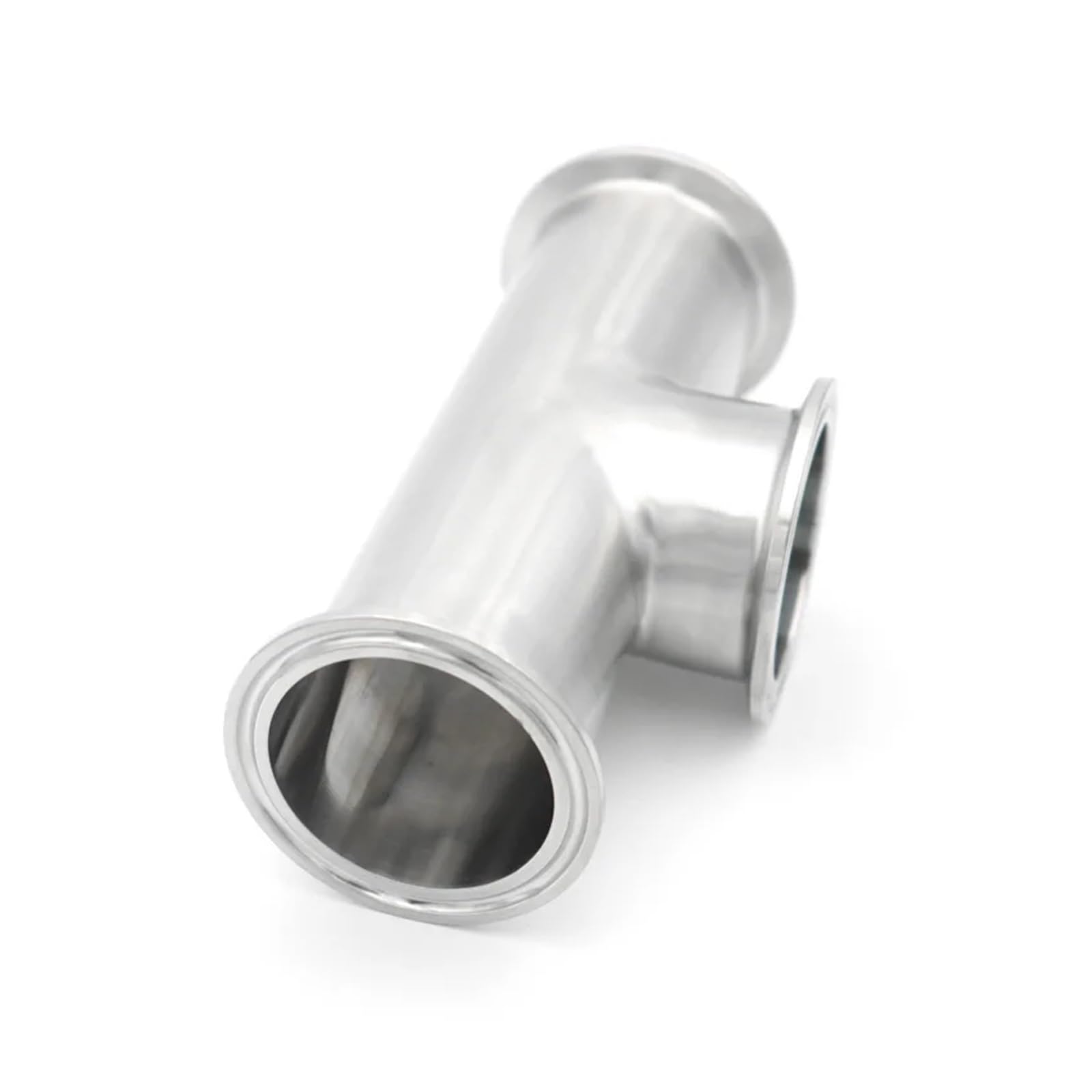 MTMXALBBR 1.5" 2" Tri Clamp Reducing Low Neck Tee Short Outlet SS304/316L Sanitary Pipe Fittings Beer Homebrew Leisurely(2 inch,SS316L)