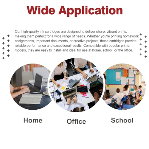 Image of Compatible 250 251 XL Printer Ink Cartridge Replacement for Canon PGI-250 CLI-251 XL 250XL 251XL Use with Cannon Pixma MX922 MX920 IX6820 IP8720 MG5420 MG5520 MG7120 MG7520, 2 PGBK, 2 Black, 4 Pack